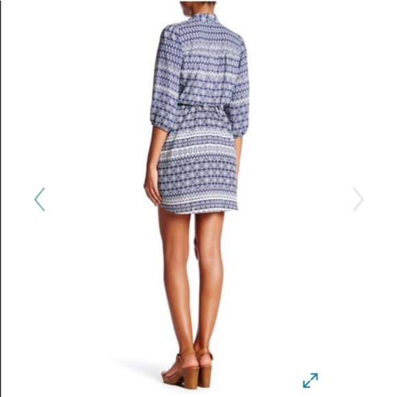 Want & Need- Woman’s Printed 3/4 Sleeve Dress - Picture 3 of 4